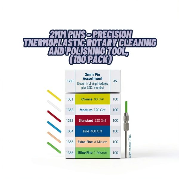 DEDECO Sunburst 400 Grit Polishing Pins Precision-5