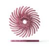 DEDECO Radial Bristle Disc Pink Polishing Tools Fine Grit-0