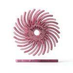 DEDECO Radial Bristle Disc Pink Polishing Tools Fine Grit-0