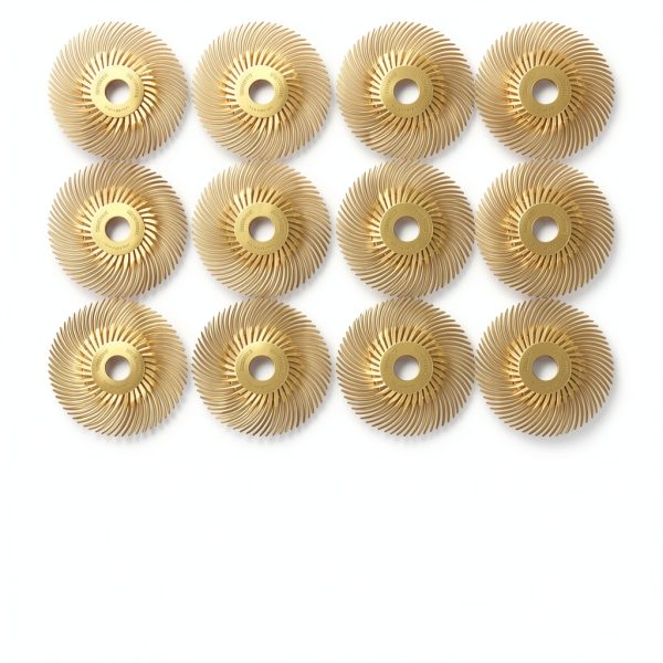 DEDECO Radial Bristle Disc Yellow Polishing Tool Industrial-1