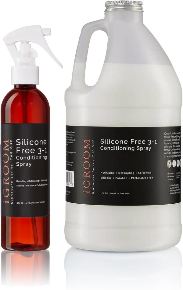 iGroom Dog Detangler Spray Leave In Conditioner Pet Grooming-8