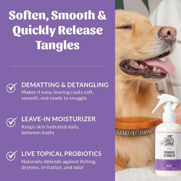Dog Conditioner Skout's Honor Avocado Oil Detangler-2