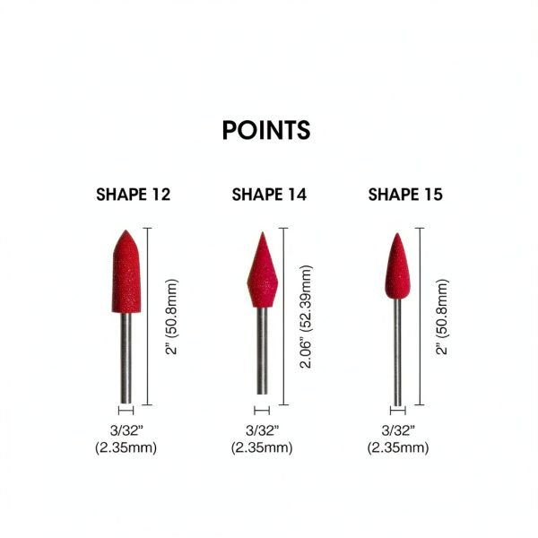 DEDECO Sunburst Points Polishing Tools Metal Acrylic-7