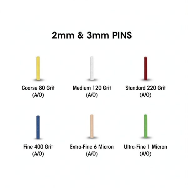 Sunburst Pins DEDECO Buffing Set Precision 2mm-6