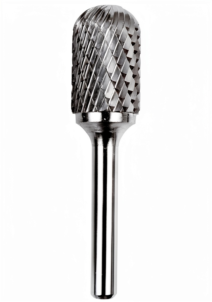 Dedeco SC-6 D/C Bur in use on a metal surface