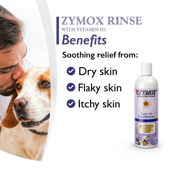 Pet King Brands Dog Conditioner Vitamin D3 Skin Coat Health-2