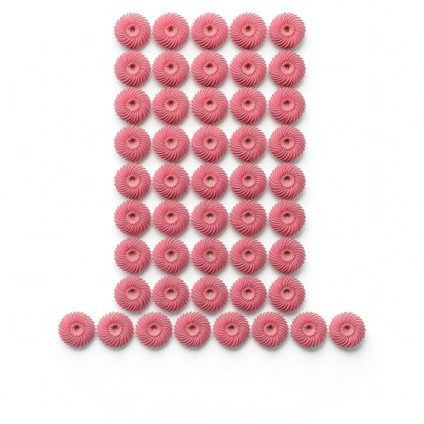 DEDECO Radial Bristle Disc Pink Polishing Tools Fine Grit-1