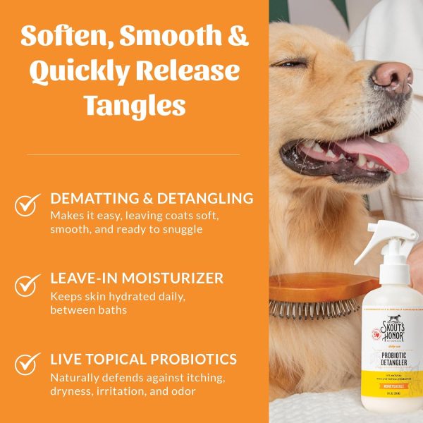Dog Conditioner Skout's Honor Avocado Oil Detangler-2
