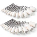 AUSTOR Wool Felt Mounted Points Dremel Polishing Kit-0