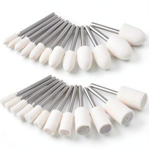 AUSTOR Wool Felt Mounted Points Dremel Polishing Kit-0