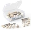 AUSTOR Wool Felt Mounted Points Dremel Polishing Kit-1