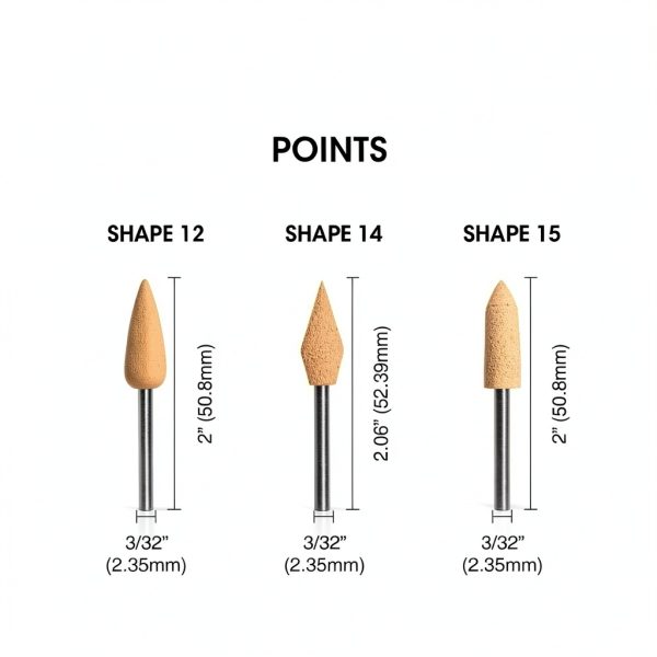 DEDECO Precision Buffing Points 6 Micron-7