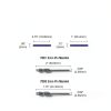 DEDECO Sunburst 400 Grit Polishing Pins Precision-6