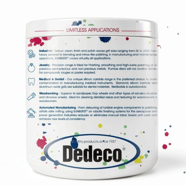 Sunburst Pins DEDECO Buffing Set Precision 2mm-4