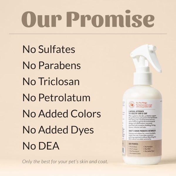 Skouts Honor Pet Detangler Spray Hydrating Probiotic Formula-7