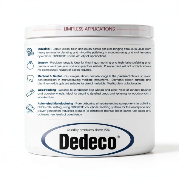 DEDECO Light Green Radial Bristle Disc 14000 Grit-3