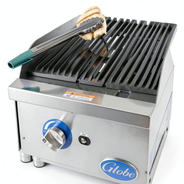 Globe GCB15G-CR 15" Gas Radiant Charbroiler - 1 Burner, Cast Iron-5