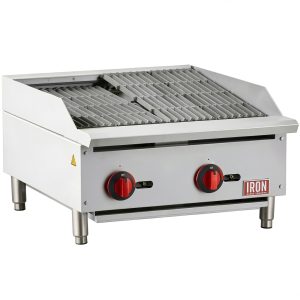 Iron Range IRRB-24 Commercial Gas Charbroiler 24" Stainless Steel-0