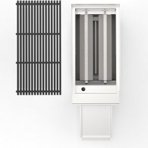 12" Commercial Lava Rock Charbroiler by STEELBUS – 28000 BTU Stainless-1