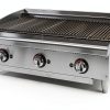Gas Charbroiler Star Radiant 36in Stainless Steel with Splash-Guard-1