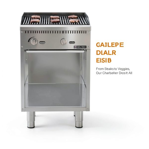 Radiant Charbroiler 24in Natural Gas Storage Base 35000 BTU by Wilprep-6