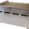 24'' Commercial Charbroiler Lava Rock 2-Burner Griddle STEELBUS-5