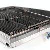 Globe Countertop 36" Gas Charbroiler Adjustable Height Stainless Steel-4