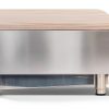 Globe Countertop 36" Gas Charbroiler Adjustable Height Stainless Steel-2