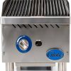 Globe Food Equipment Countertop 15" Gas Charbroiler Stainless Steel-3