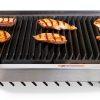 Globe Food Equip Countertop 24in Cast Iron Gas Charbroiler GCB24G-CR-5