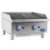 Globe GCB24G-RK 24" Commercial Gas Charbroiler 2 Burners 80k BTU-0