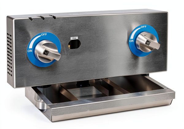 Globe Food Equip Countertop 24in Cast Iron Gas Charbroiler GCB24G-CR-4