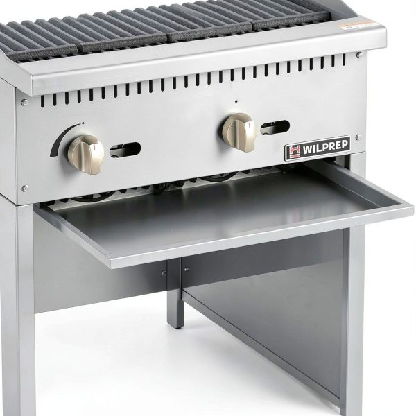 Radiant Charbroiler 24in Natural Gas Storage Base 35000 BTU by Wilprep-2