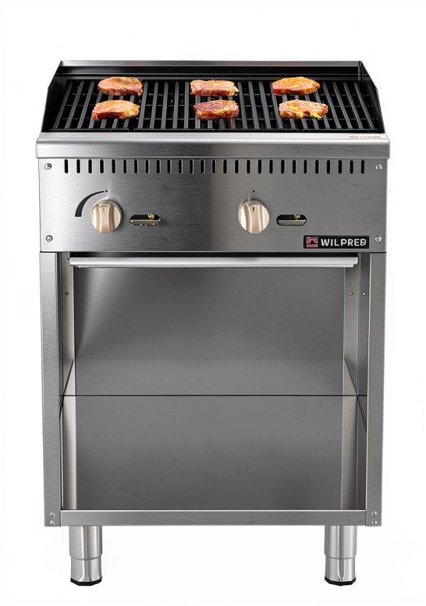 Radiant Charbroiler 24in Natural Gas Storage Base 35000 BTU by Wilprep-0