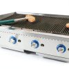 Globe Countertop 36" Gas Charbroiler Adjustable Height Stainless Steel-5
