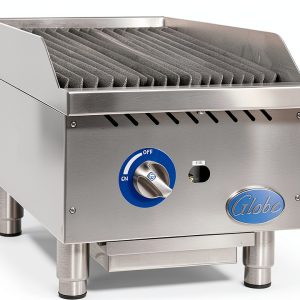 Globe GCB15G-CR 15" Gas Radiant Charbroiler - 1 Burner, Cast Iron-0