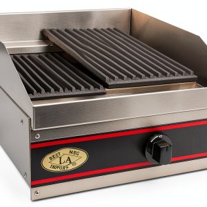 Express-KitchQuip 18" Countertop Gas Charcoal Broiler 18,000 BTU Iron-0