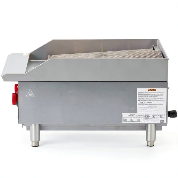 Iron Range IRRB-24 Commercial Gas Charbroiler 24" Stainless Steel-3